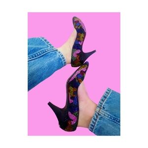 Vintage Beaded Pumps